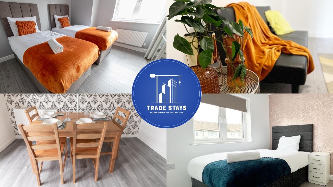 Bright and spacious contractor house! Free WiFi!